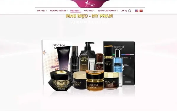 Thu hồi 80 số công bố và 162 sản phẩm mỹ phẩm của thẩm mỹ viện Mailisa. Ảnh: Chụp màn hình