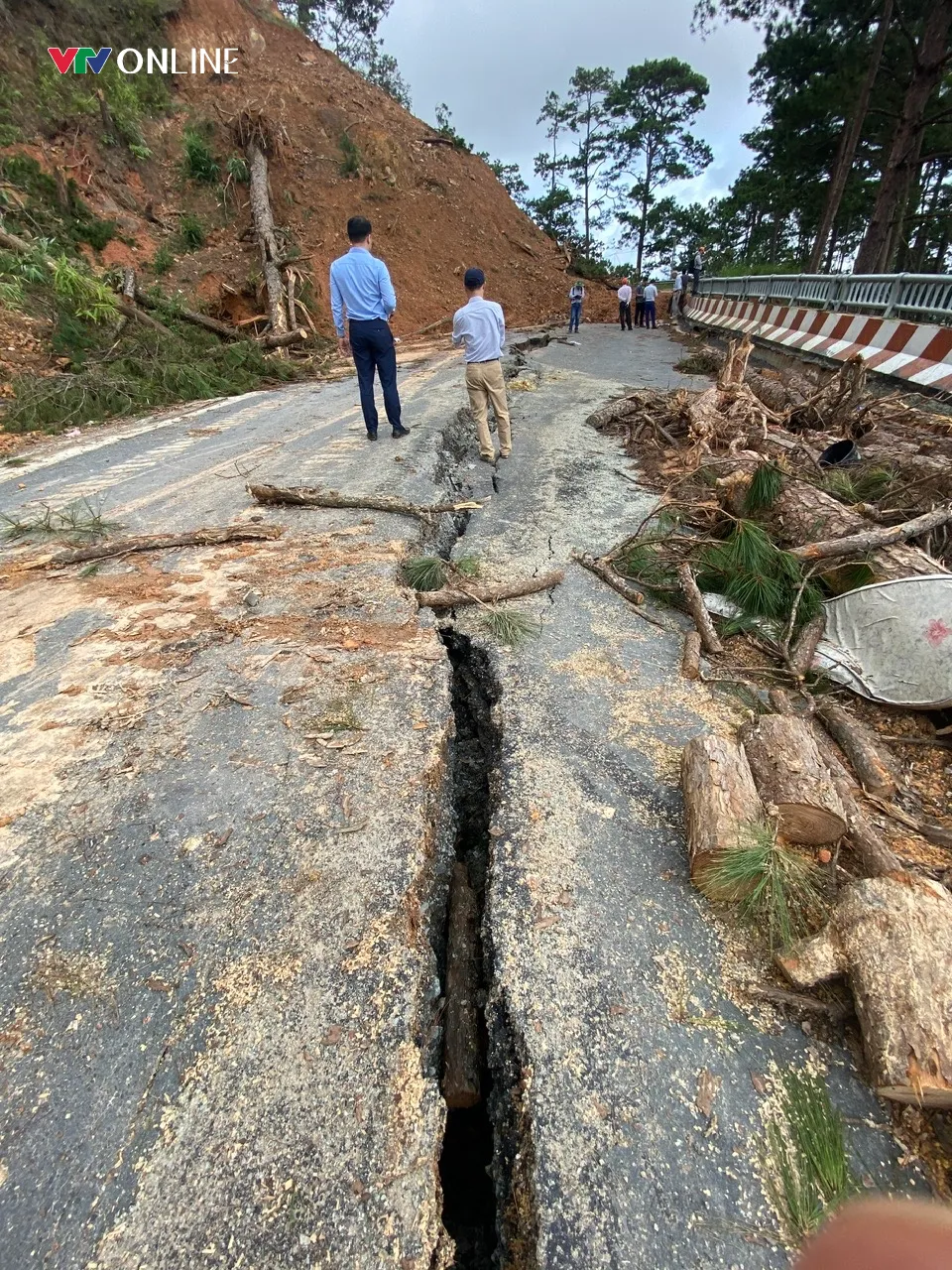 Chuyên gia Viện Hàn lâm KH&CN Việt Nam đánh giá rủi ro sạt lở Lâm Đồng - Ảnh 2.