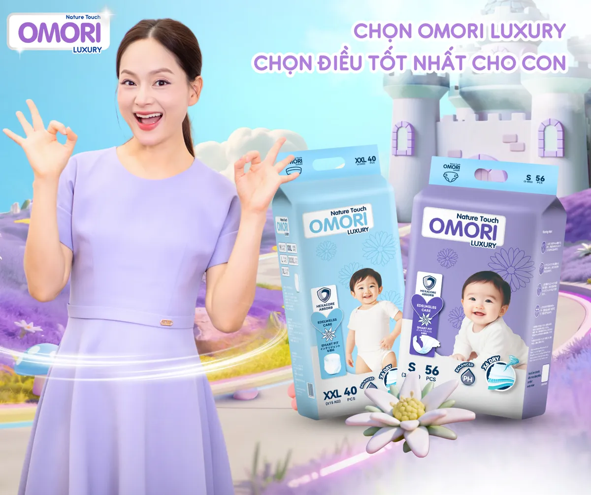 Bỉm OMORI LUXURY - Nature Touch: Đột phá từ tinh chất hoa Nhung Tuyết- Ảnh 3.