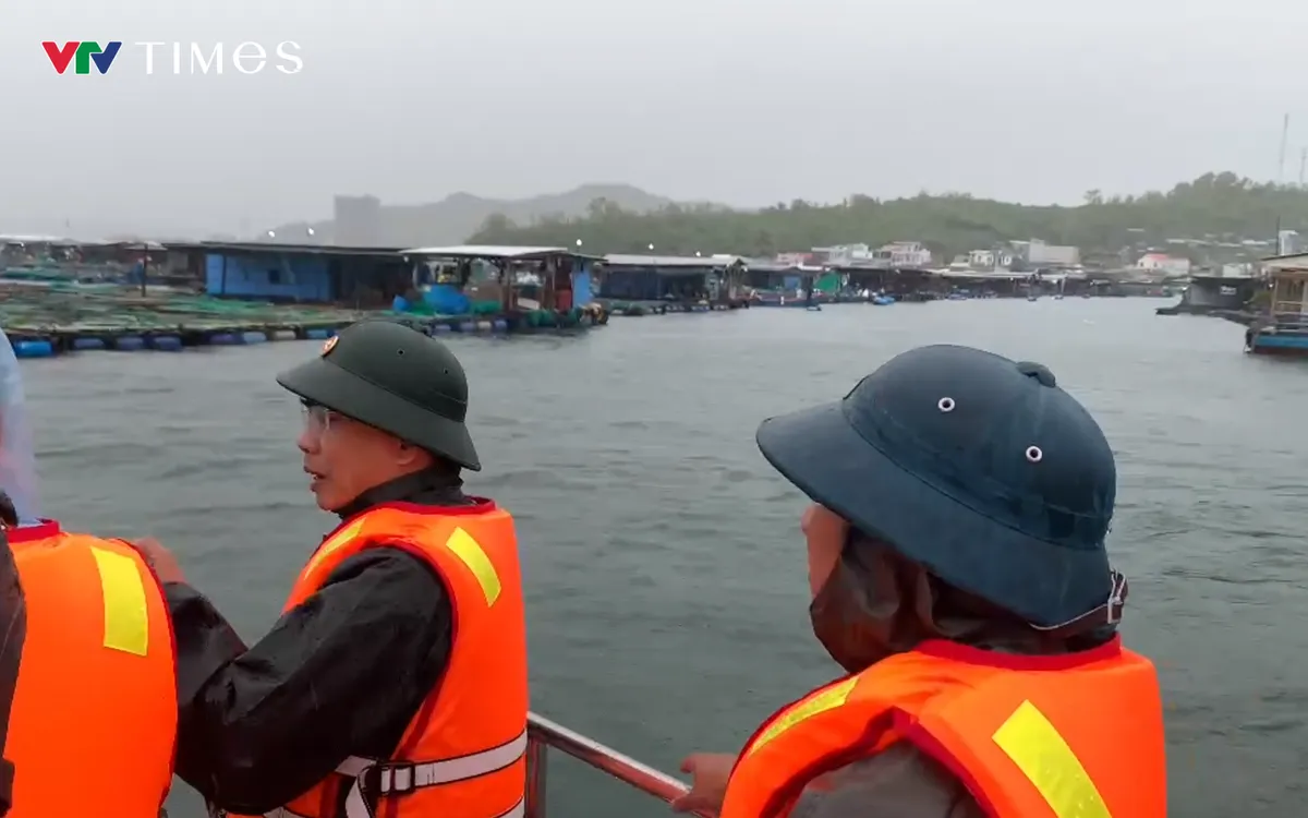 Yêu cầu lồng bè nuôi trồng thủy sản và ngư dân trên biển buộc phải vào nơi tránh trú an toàn.