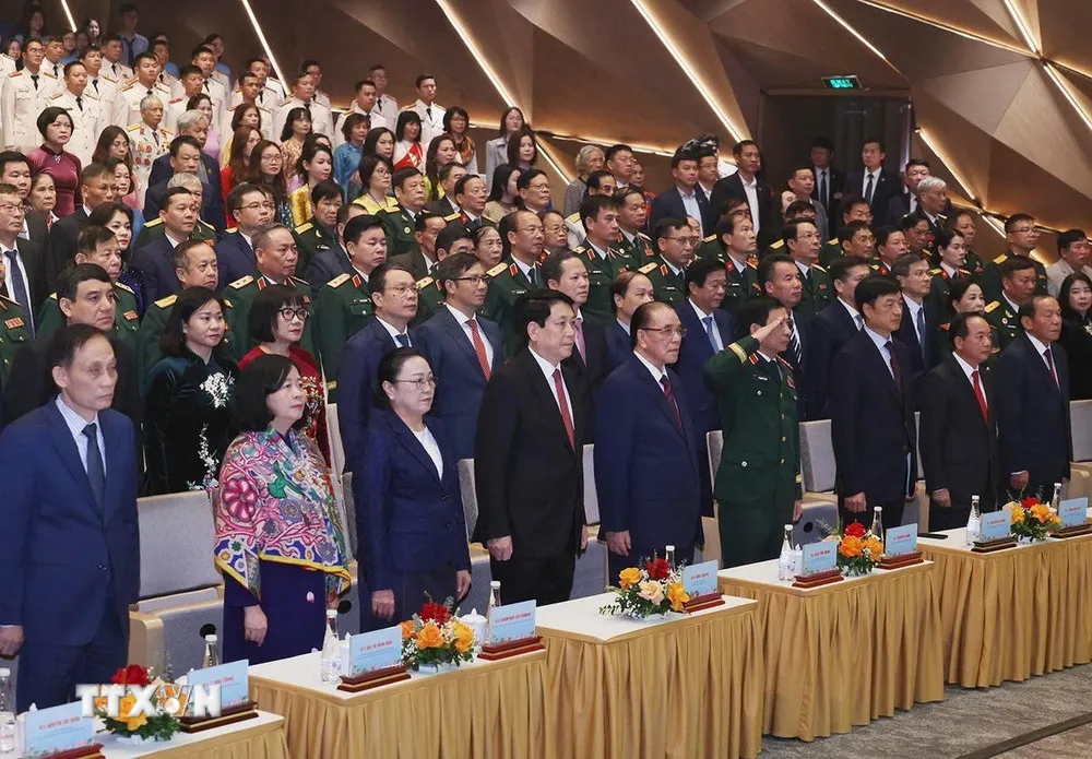 Chủ tịch nước: 50 năm qua l&agrave; chặng đường lịch sử rực rỡ, vẻ vang của nh&acirc;n d&acirc;n c&aacute;c d&acirc;n tộc L&agrave;o - Ảnh 3.