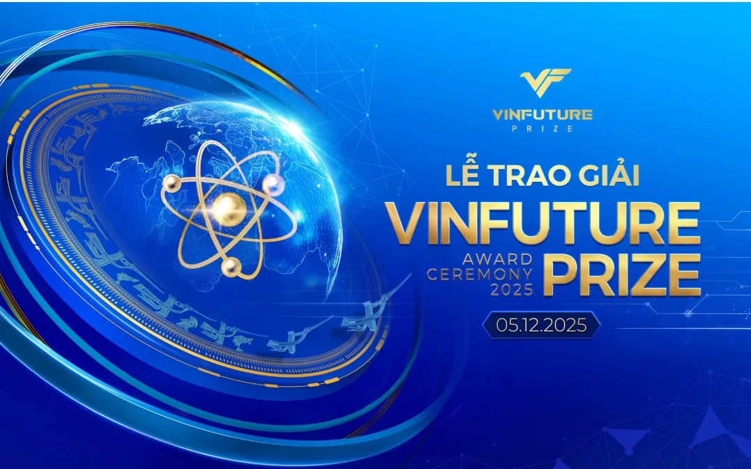Lễ trao giải VinFuture được truyền hình trực tiếp trên VTV1 vào 5/12/2025 - Ảnh 1.