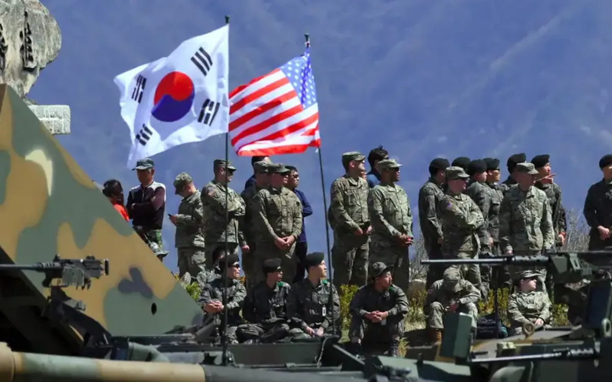 Một cuộc tập trận chung Mỹ - Hàn (Ảnh: AFP)