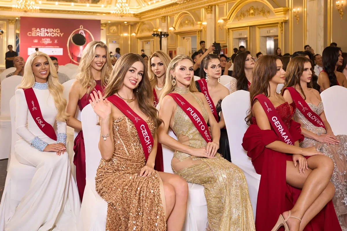 Miss Charm tổ chức chung kết tại TP Hồ Chí Minh, thí sinh nước Pháp chống nạng nhập cuộc- Ảnh 1.