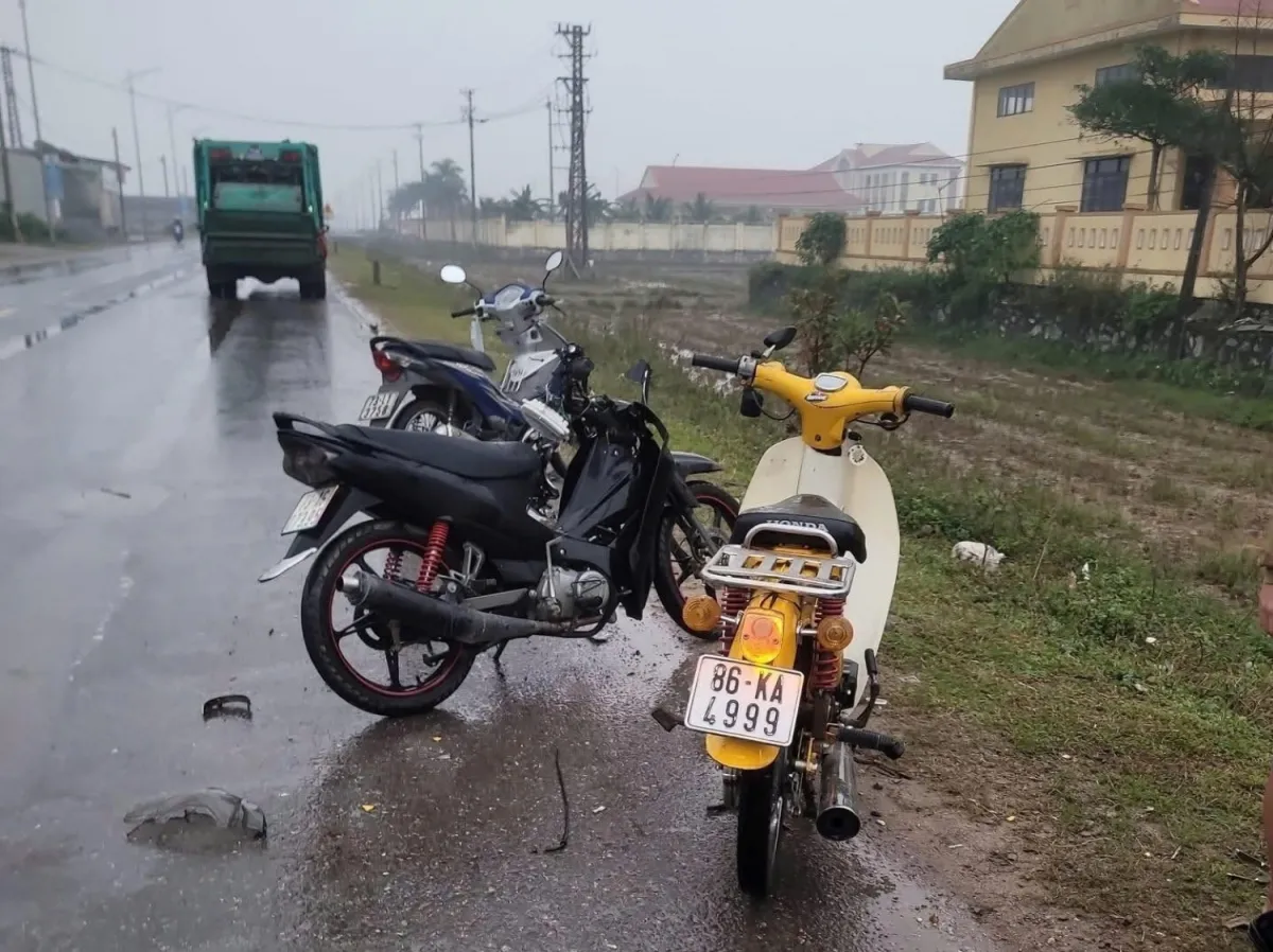 Va chạm giao thông ở Quảng Trị, 3 học sinh thương vong  - Ảnh 1.