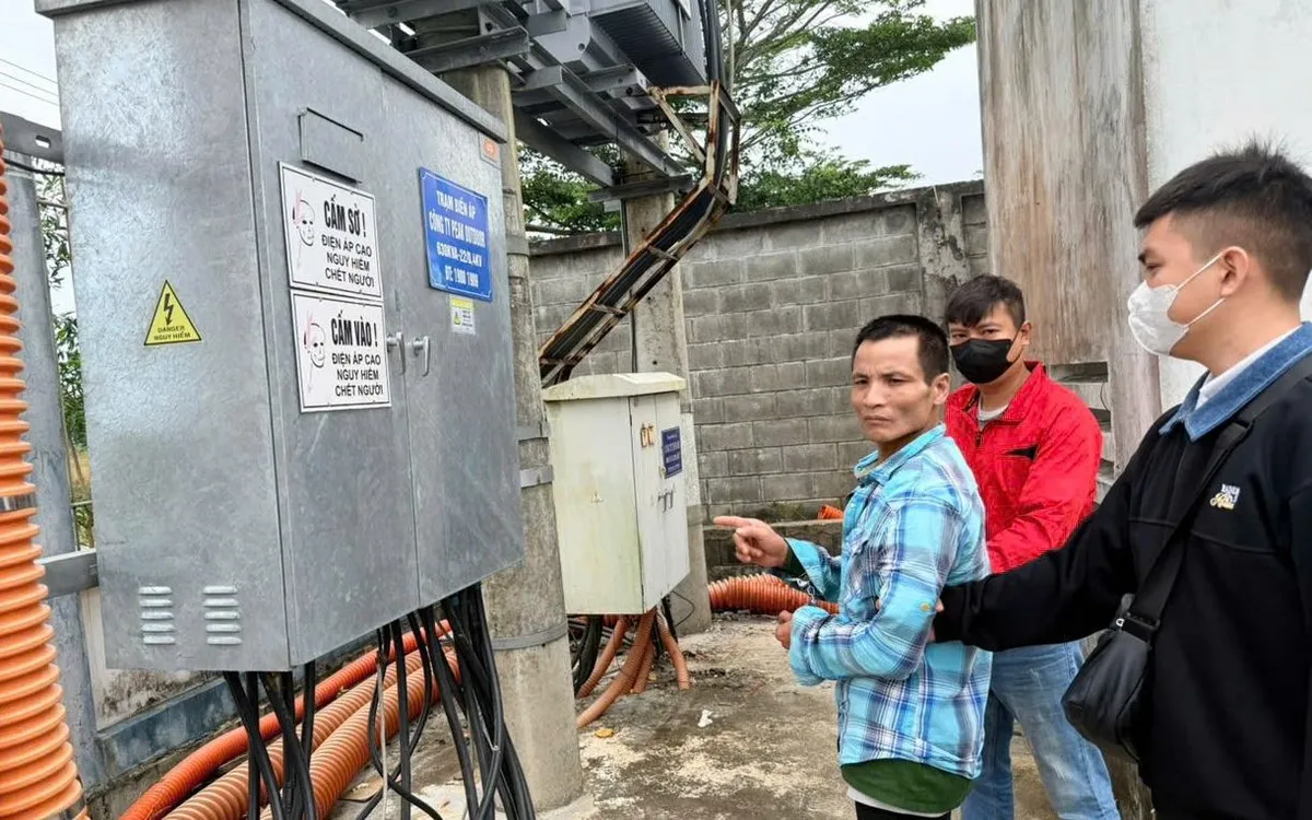 Trần Văn Tuấn tại hiện trường gây án. Ảnh: Công an Đà Nẵng