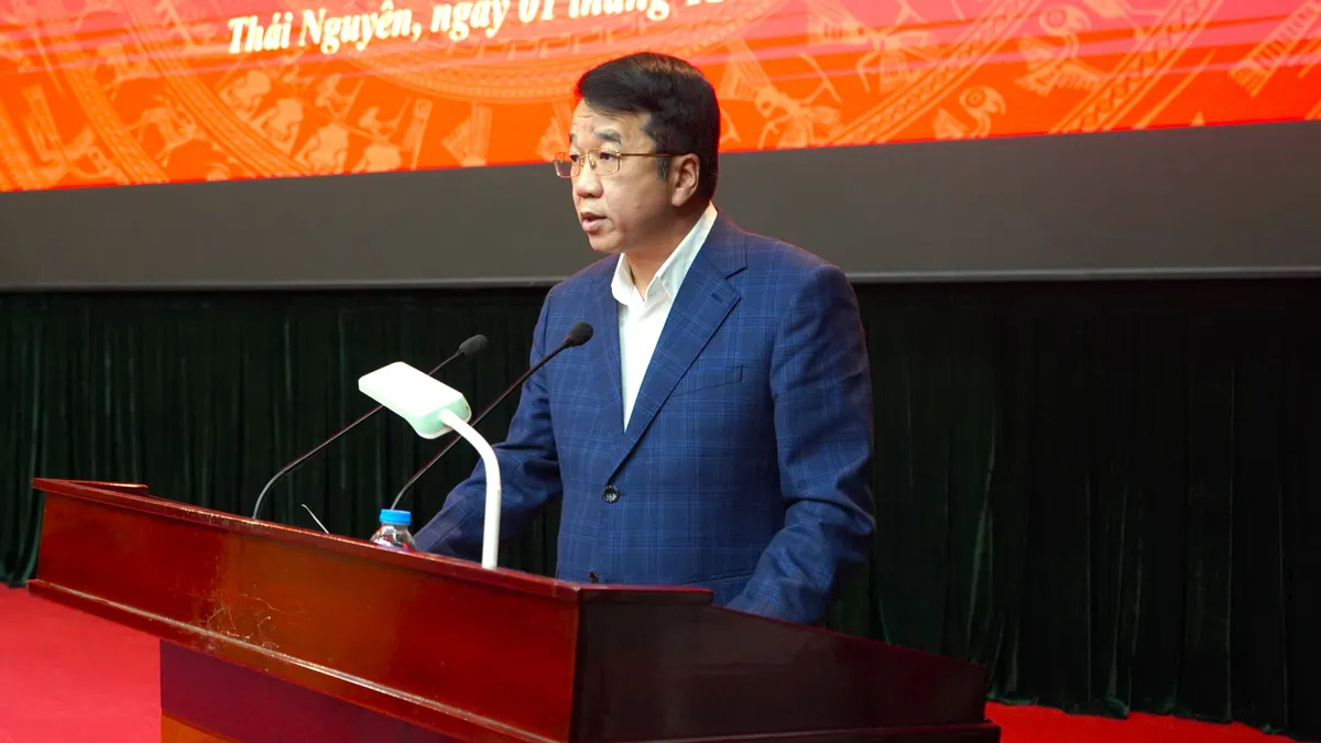 Công an Thái Nguyên phát động phong trào thi đua và ủng hộ đồng bào miền Trung, Tây Nguyên - Ảnh 3.