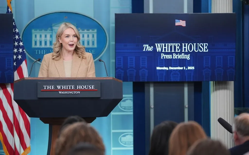 Thư ký Báo chí Nhà Trắng Karoline Leavitt (Ảnh: AP)