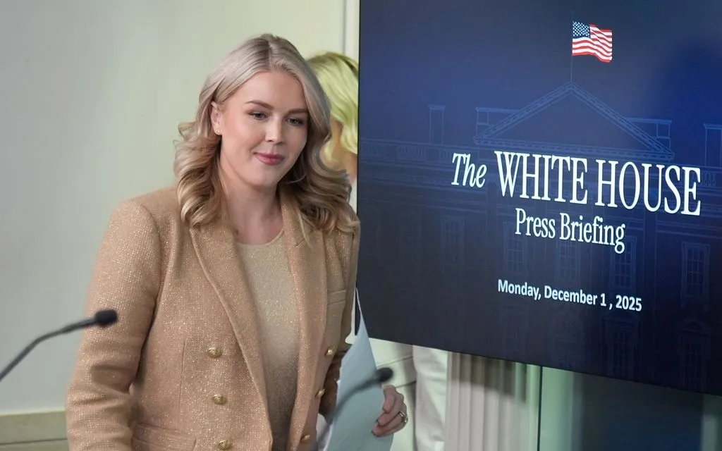 Thư ký Báo chí Nhà Trắng Karoline Leavitt (Ảnh: AP)