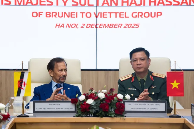 Viettel đ&oacute;n Quốc vương Brunei, mở ra cơ hội hợp t&aacute;c chiến lược mới - Ảnh 2.
