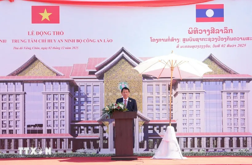 Thúc đẩy hợp tác toàn diện, hiệu quả giữa Bộ Công an hai nước Việt Nam - Lào - Ảnh 1.