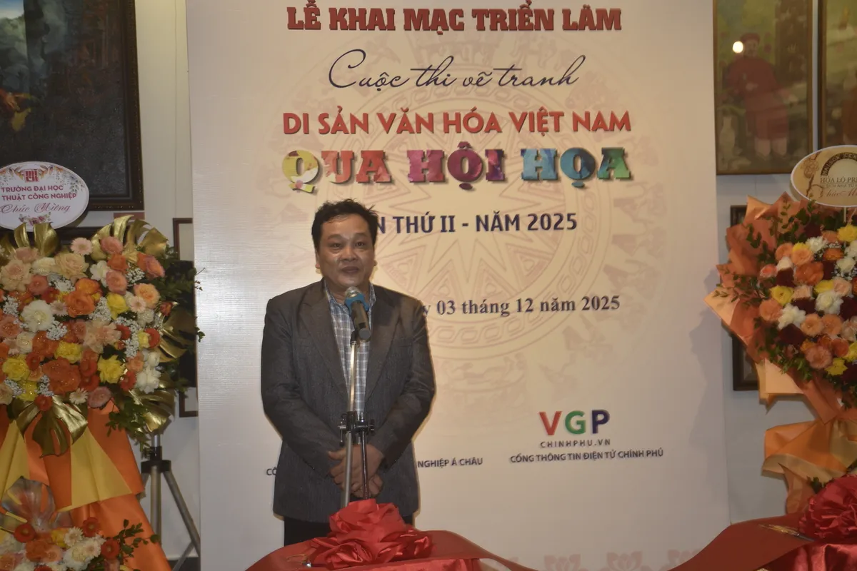 Hơn 1300 tác phẩm vẽ về di sản văn hóa Việt Nam: Truyền cảm hứng và tình yêu di sản
- Ảnh 3.