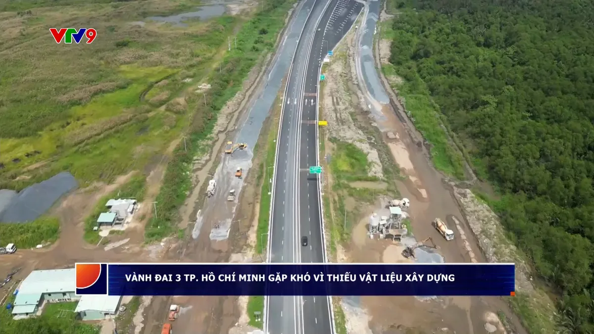 Vành đai 3 gặp khó vì thiếu vật liệu xây dựng