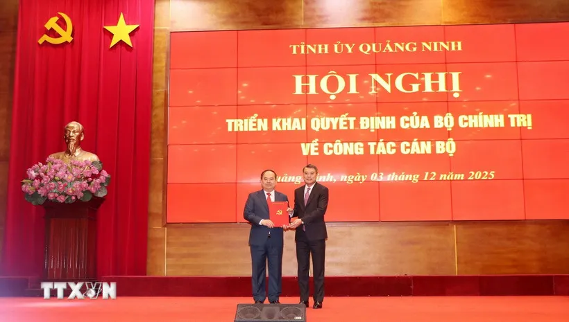 Ông Quản Minh Cường được điều động giữ chức Bí thư Tỉnh ủy Quảng Ninh - Ảnh 1.