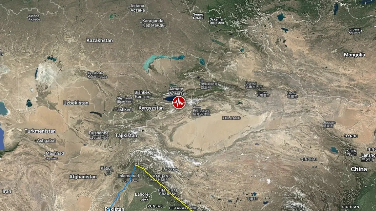 Động đất rung chuyển Tân Cương (Trung Quốc) - Ảnh 1.