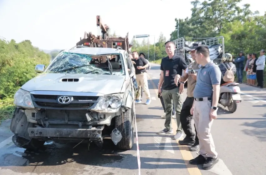 9 người Campuchia thiệt mạng do tai nạn xe ở Thái Lan - Ảnh 1.