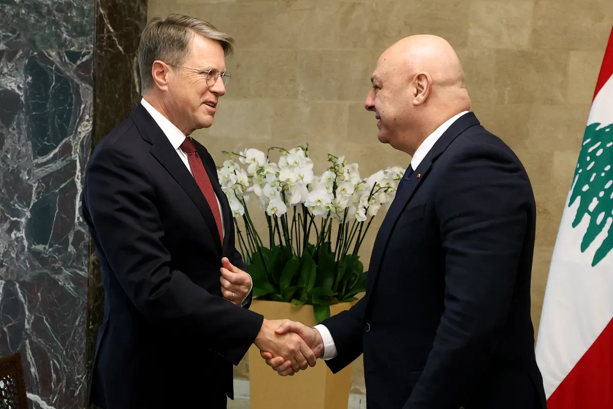 Tổng thống Lebanon hội đàm với Hội đồng Bảo an LHQ về xung đột với Israel- Ảnh 1. Tổng thống Lebanon hội đàm với Hội đồng Bảo an LHQ về xung đột với Israel- Ảnh 1.