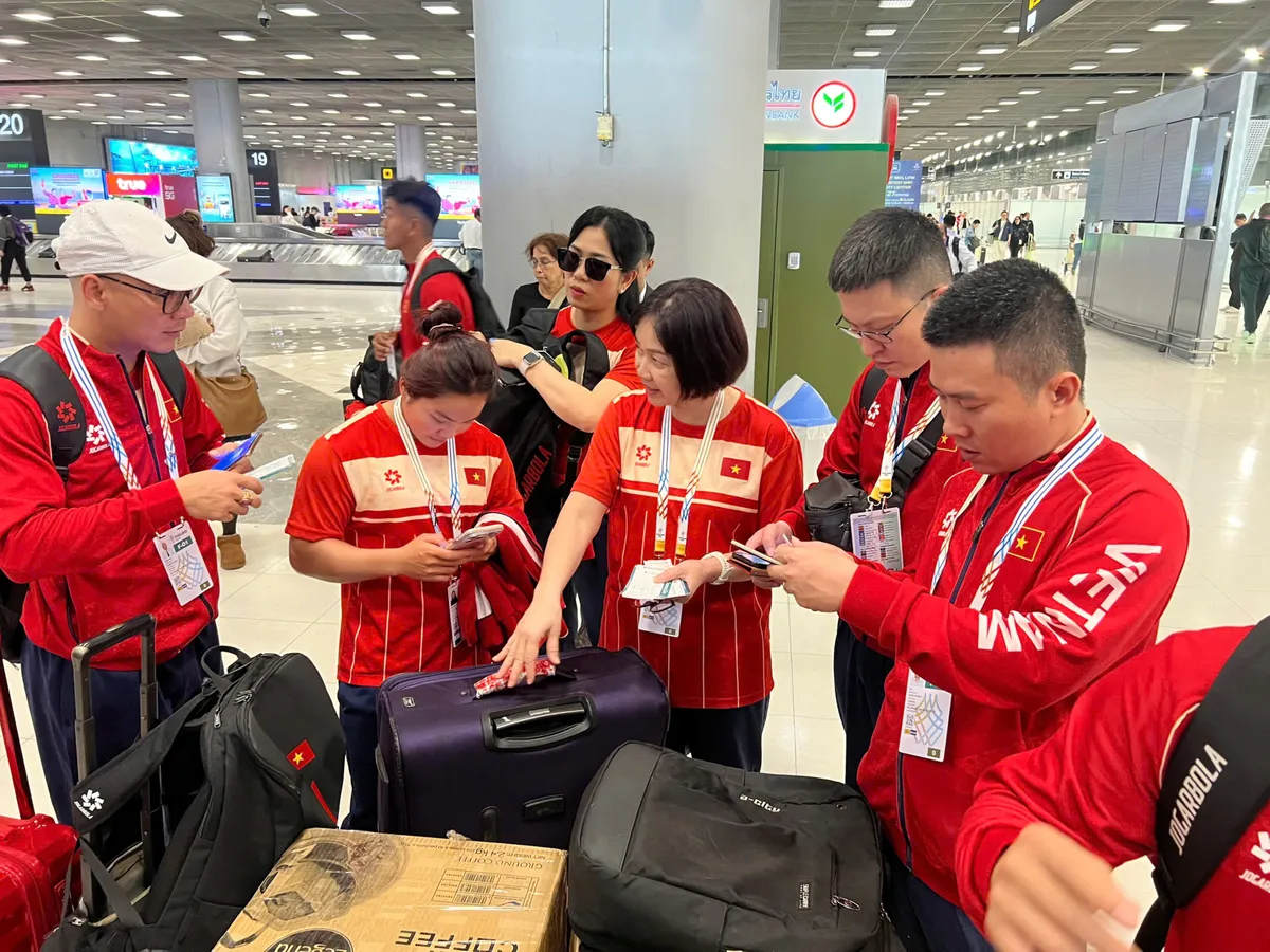 Đo&agrave;n Thể thao Việt Nam tới Th&aacute;i Lan, sẵn s&agrave;ng chinh phục SEA Games 33- Ảnh 2.
