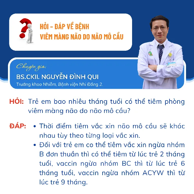 Hỏi - đáp về viêm màng não do não mô cầu- Ảnh 4. Hỏi - đáp về viêm màng não do não mô cầu- Ảnh 4.