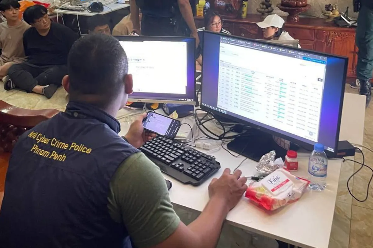 Campuchia bắt giữ 7 công dân Hàn Quốc liên quan đến lừa đảo tình cảm trực tuyến - Ảnh 2.