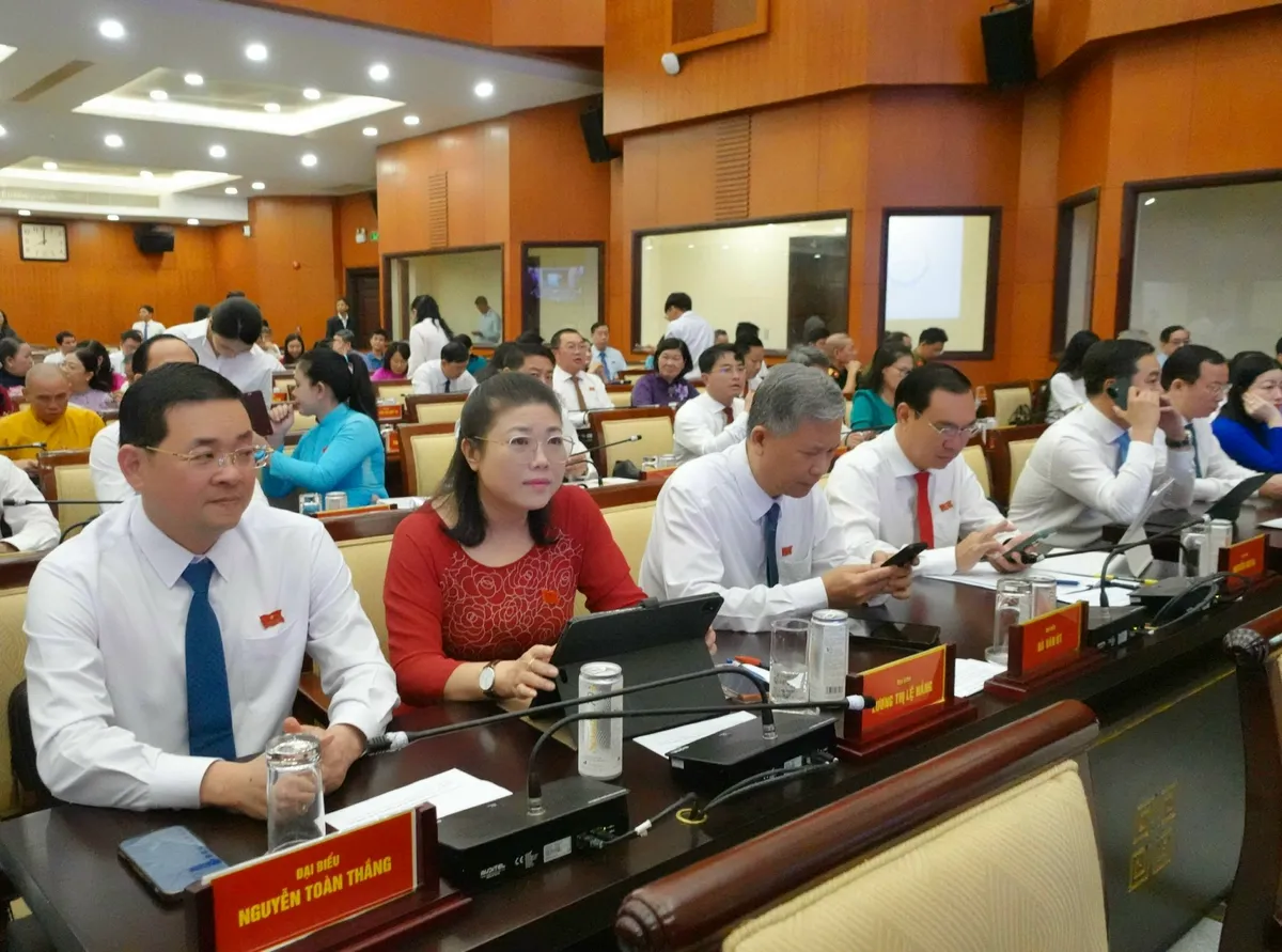 Kỳ họp thứ 6 HĐND TP Hồ Chí Minh: Hướng tới mục tiêu tăng trưởng bền vững trong giai đoạn mới - Ảnh 3.