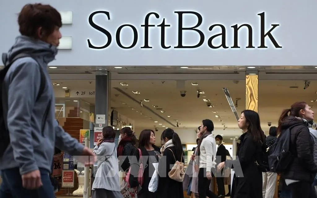 Một cửa hàng của SoftBank tại Tokyo, Nhật Bản. Ảnh: AFP/ TTXVN
