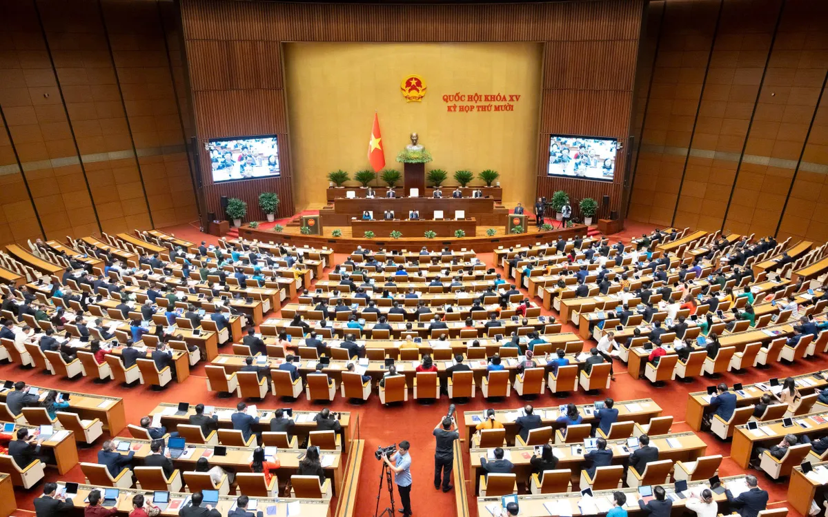 Quang cảnh Kỳ họp thứ 10, Quốc hội khoá XV