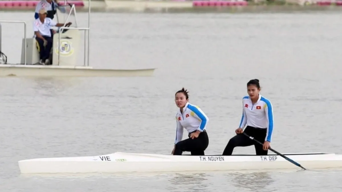 Đoàn Thể thao Việt Nam giành tấm Huy chương Vàng đầu tiên tại SEA Games 33
- Ảnh 1.