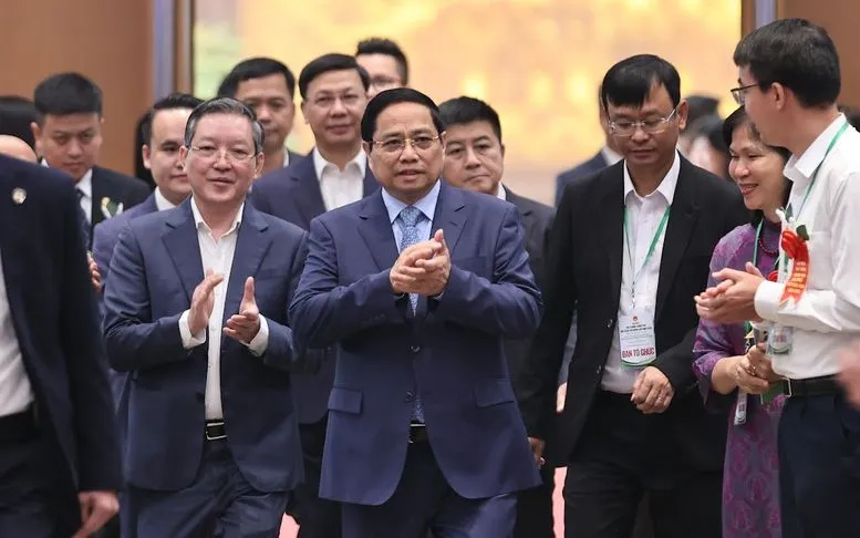 Thủ tướng Chính phủ Phạm Minh Chính tới dự Hội nghị đối thoại với nông dân năm 2025