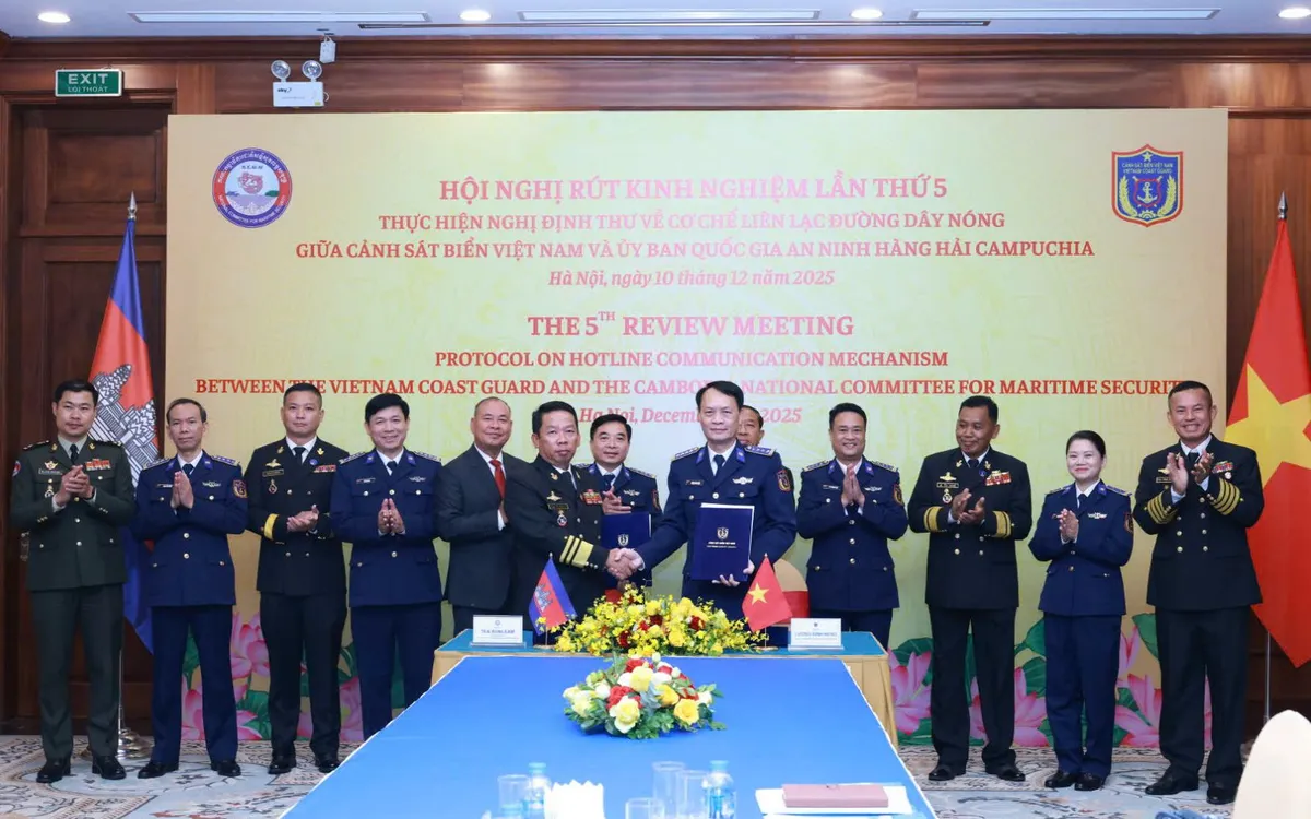 Hai bên ký kết biên bản