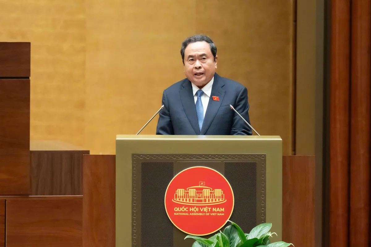 Chủ tịch Quốc hội Trần Thanh Mẫn.