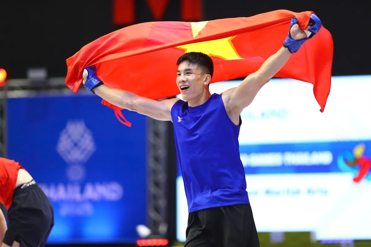 Quàng Văn Minh giành HCV lịch sử cho MMA Việt Nam tại SEA Games 33- Ảnh 1.