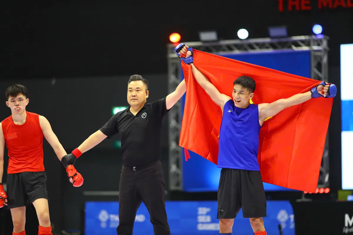 Quàng Văn Minh giành HCV lịch sử cho MMA Việt Nam tại SEA Games 33- Ảnh 2.