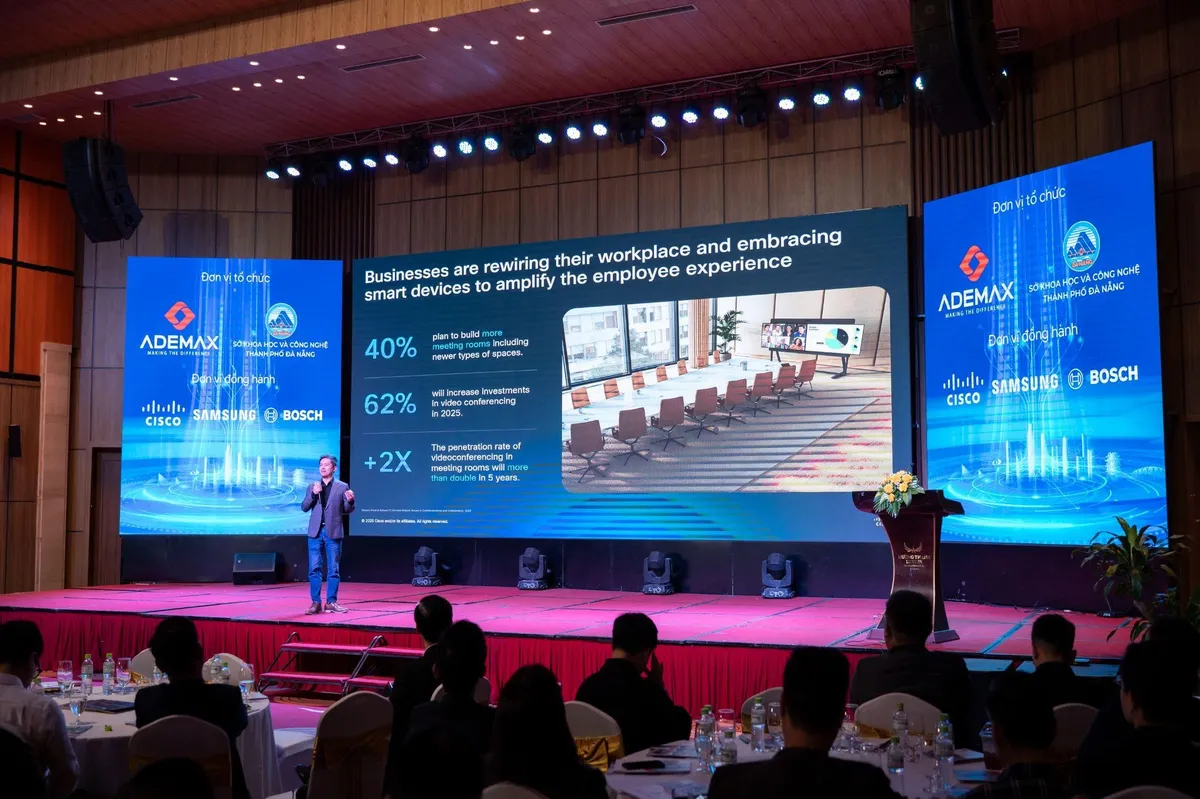 Ademax tiên phong giải pháp nghe nhìn và chuyển đổi số tại Hybrid Connect 2025- Ảnh 1. Ademax tiên phong giải pháp nghe nhìn và chuyển đổi số tại Hybrid Connect 2025- Ảnh 1.