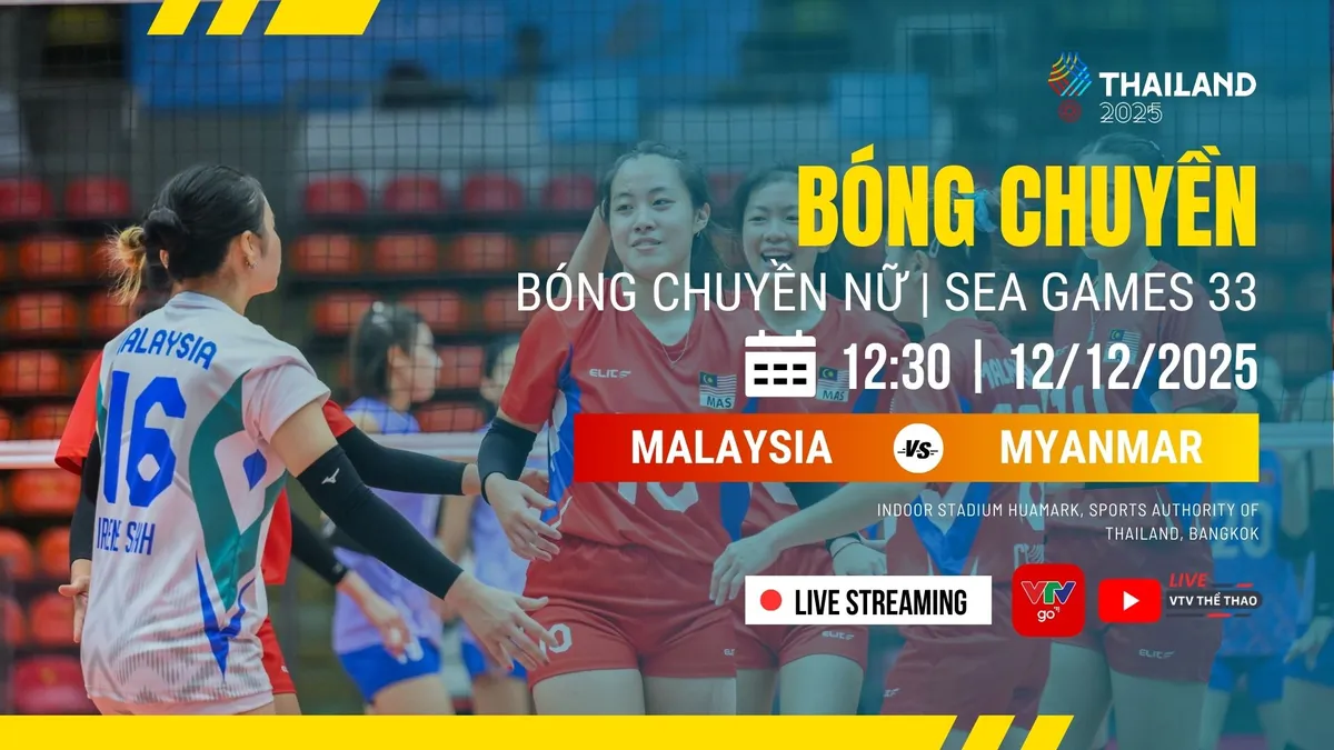 Lịch thi đấu và trực tiếp bóng chuyền nữ SEA Games 33 hôm nay 12/12: Nữ Việt Nam gặp Indonesia - Ảnh 1.