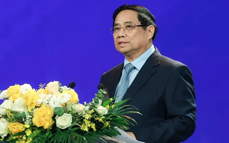 Thủ tướng nhấn mạnh, công tác thông tin đối ngoại có vai trò quan trọng và ý nghĩa chiến lược, được Đảng, Nhà nước đặc biệt quan tâm lãnh đạo, chỉ đạo - Ảnh: VGP/Nhật Bắc