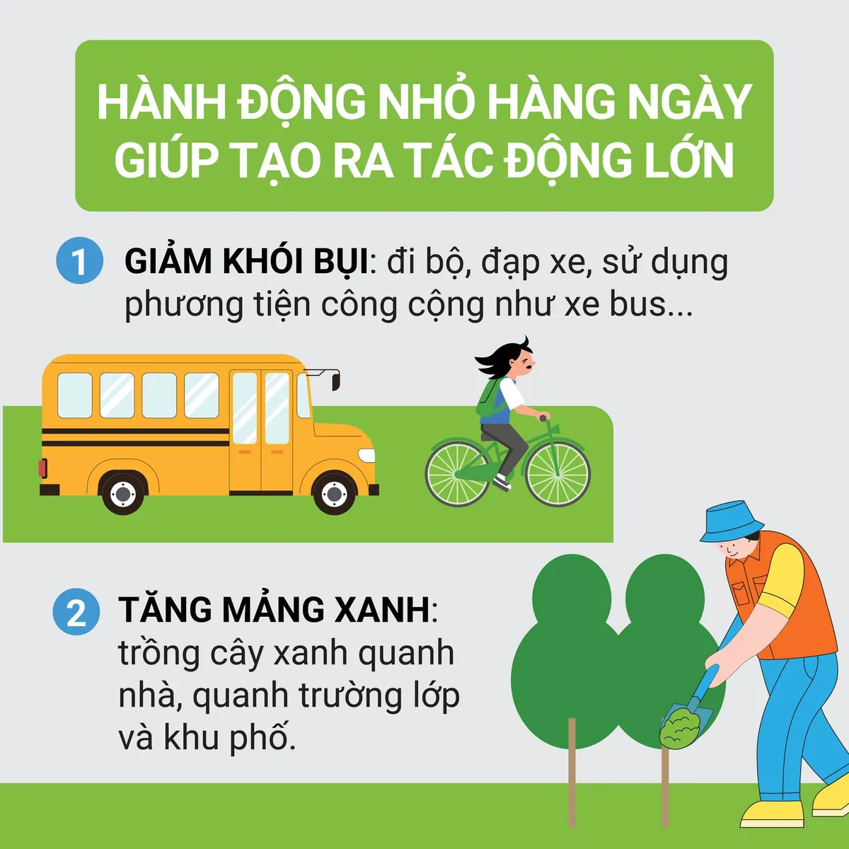 "Nhiệm vụ xanh" bảo vệ sức khỏe trước t&igrave;nh trạng &ocirc; nhiễm kh&ocirc;ng kh&iacute; - Ảnh 1.