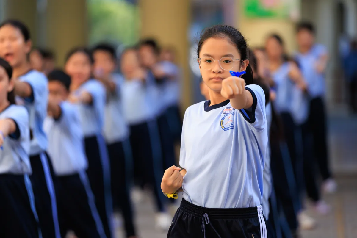 Lan tỏa tinh thần rèn luyện võ thuật trong học đường- Ảnh 4. Lan tỏa tinh thần rèn luyện võ thuật trong học đường- Ảnh 4.
