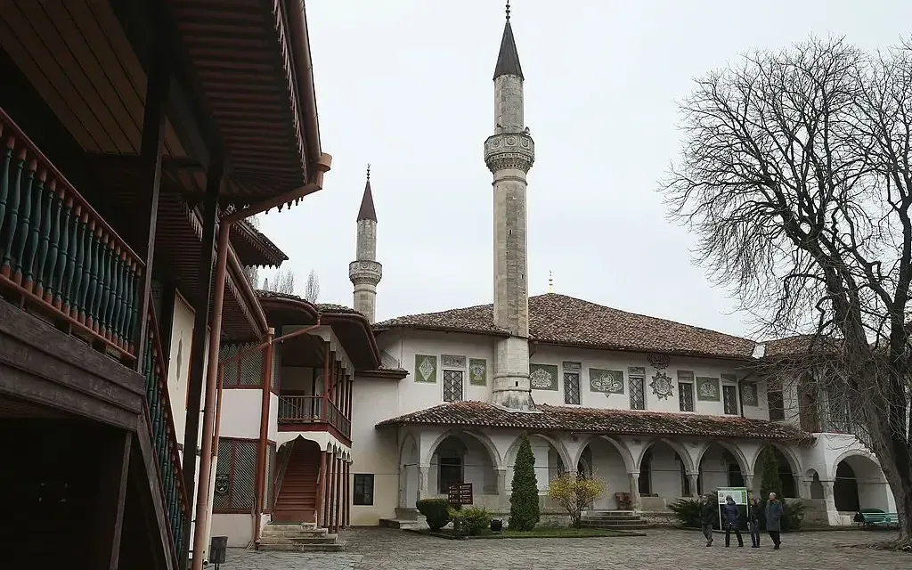 Cung điện Khan, hay Hansaray, ở Bakhchysarai, Ukraine, vào ngày 9/3/2024 - một tháng sau khi Nga sáp nhập Crimea (Ảnh: Getty Images) 