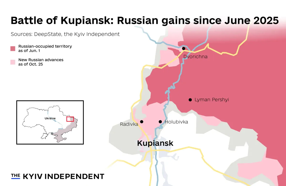 Ukraine tuyên bố bao vây Nga tại Kupiansk, giành lại nhiều khu vực then chốt - Ảnh 1.