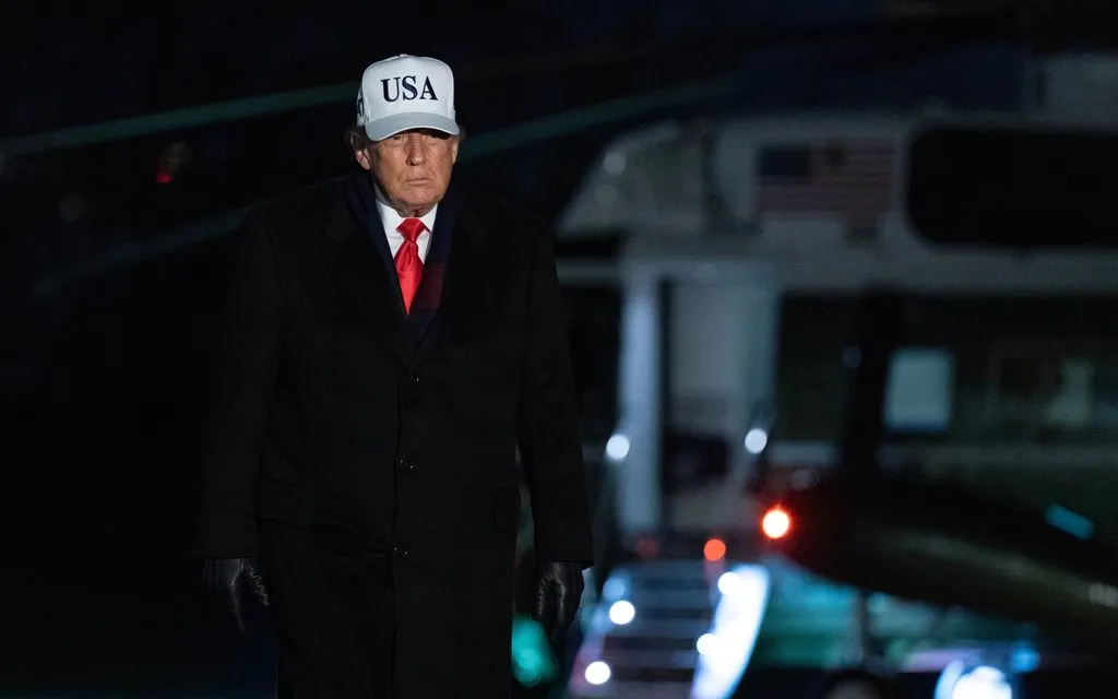 Tổng thống Mỹ Donald Trump tại Washington, ngày 13/12/2025 (Ảnh: AP)