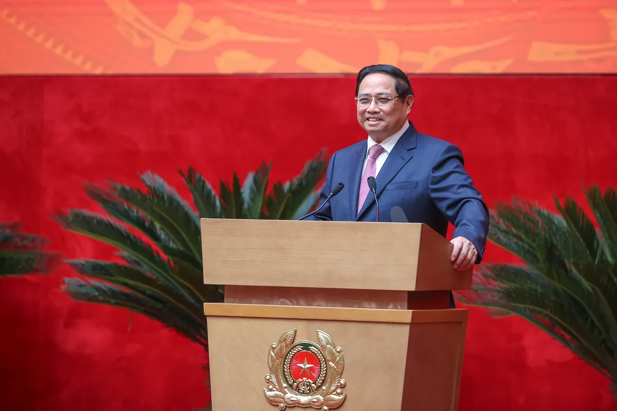 Thủ tướng Phạm Minh Ch&iacute;nh dự Hội nghị C&ocirc;ng an to&agrave;n quốc lần thứ 81- Ảnh 2.