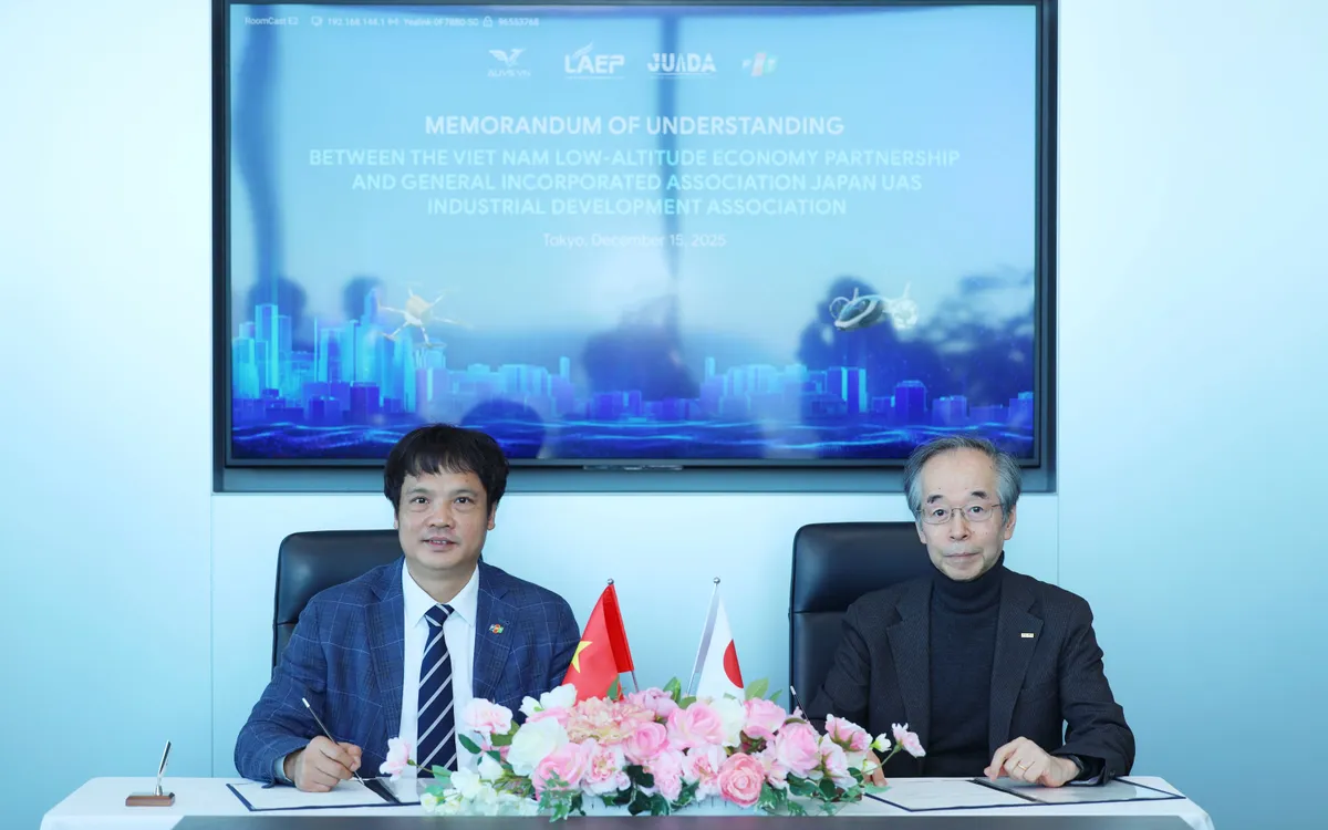 Ông Nguyễn Văn Khoa - Chủ tịch LAEP đại diện ký kết thỏa thuận hợp tác chiến lược với JUIDA