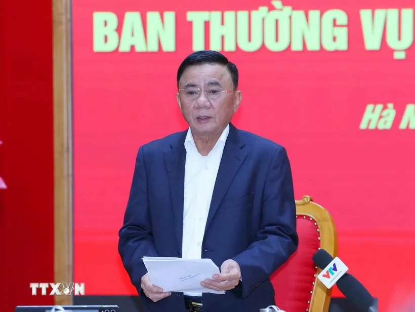 Thường trực Ban B&iacute; thư: Tạo đột ph&aacute; trong tham mưu triển khai c&aacute;c Nghị quyết chiến lược của Bộ Ch&iacute;nh trị - Ảnh 2.