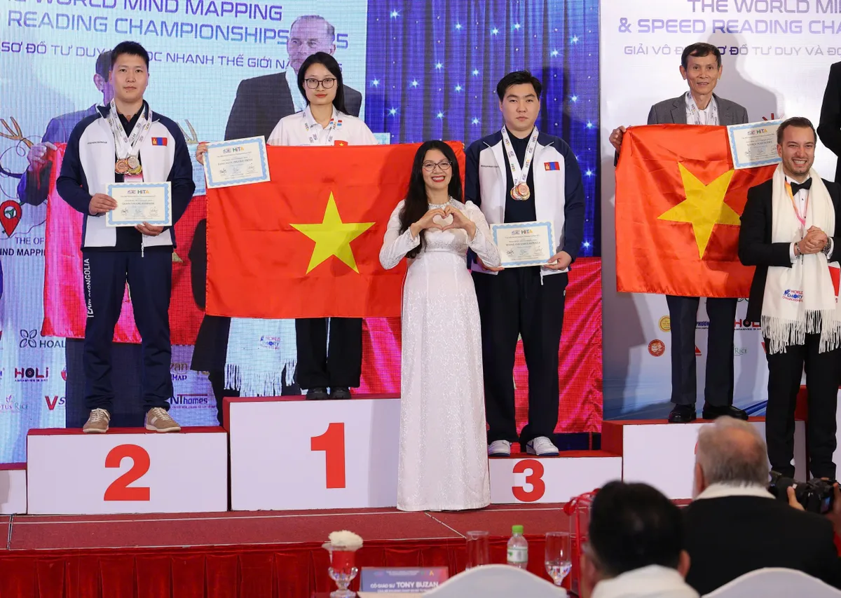 Đội tuyển Việt Nam xếp hạng 4 chung cuộc tại Giải Vô địch trí nhớ thế giới- Ảnh 1. Đội tuyển Việt Nam xếp hạng 4 chung cuộc tại Giải Vô địch trí nhớ thế giới- Ảnh 1.