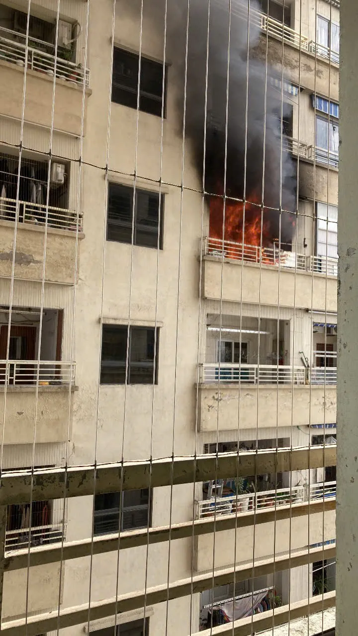 Ch&aacute;y căn hộ chung cư Đại Thanh - Ảnh 1.