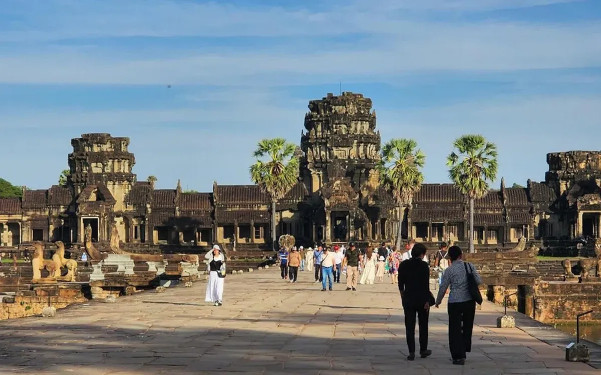 Du lịch Siem Reap - nơi có quần thể Angkor Wat nổi tiếng - rơi vào tình trạng ảm đạm (Ảnh: ST)