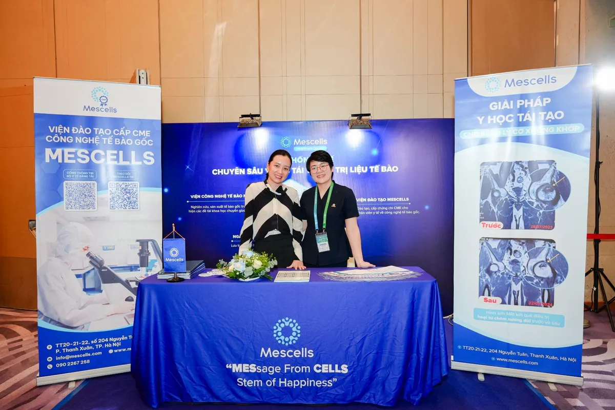 Mescells giới thiệu tiềm năng bảo tồn hoại tử chỏm xương đ&ugrave;i bằng tế b&agrave;o gốc tại Hội nghị Tế b&agrave;o gốc XIV- Ảnh 6.