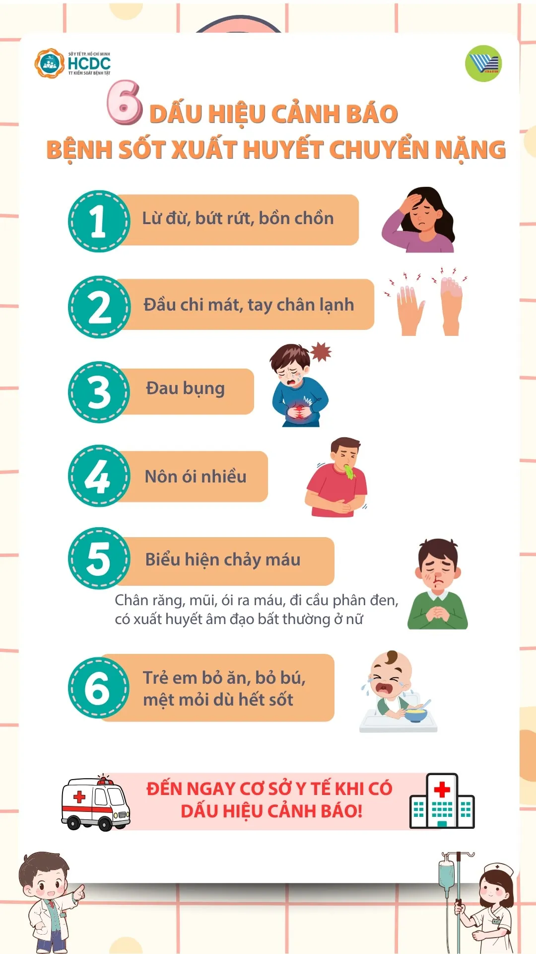 Infographic: 6 dấu hiệu bệnh sốt xuất huyết chuyển nặng- Ảnh 1.