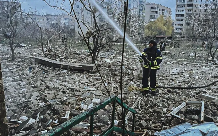 (Ảnh: Cơ quan Dịch vụ Khẩn cấp Nhà nước Ukraine)